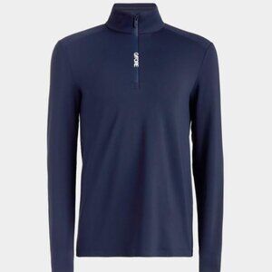 NWT!! G/Fore Brushed Back Tech Quarter Zip Golf Pullover Twilight - S